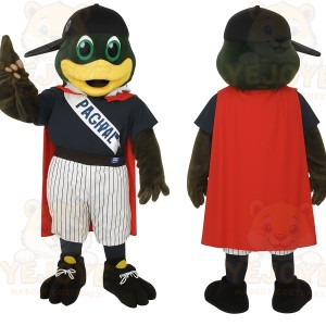 Green Yellow Red Mallard Duck Mascot Costume