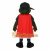 Green Yellow Red Mallard Duck Mascot Costume Green Yellow Red Mallard Duck Mascot Costume