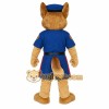 Tan Brown Blue Police Dog Mascot Costume Tan Brown Blue Police Dog Mascot Costume