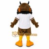 Brown Yellow Baseball Owl Mascot Costume Brown Yellow Baseball Owl Mascot Costume