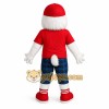 White Red Blue Dog Mascot Costume White Red Blue Dog Mascot Costume