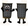 Gray Brown Black Carpet Mascot Costume