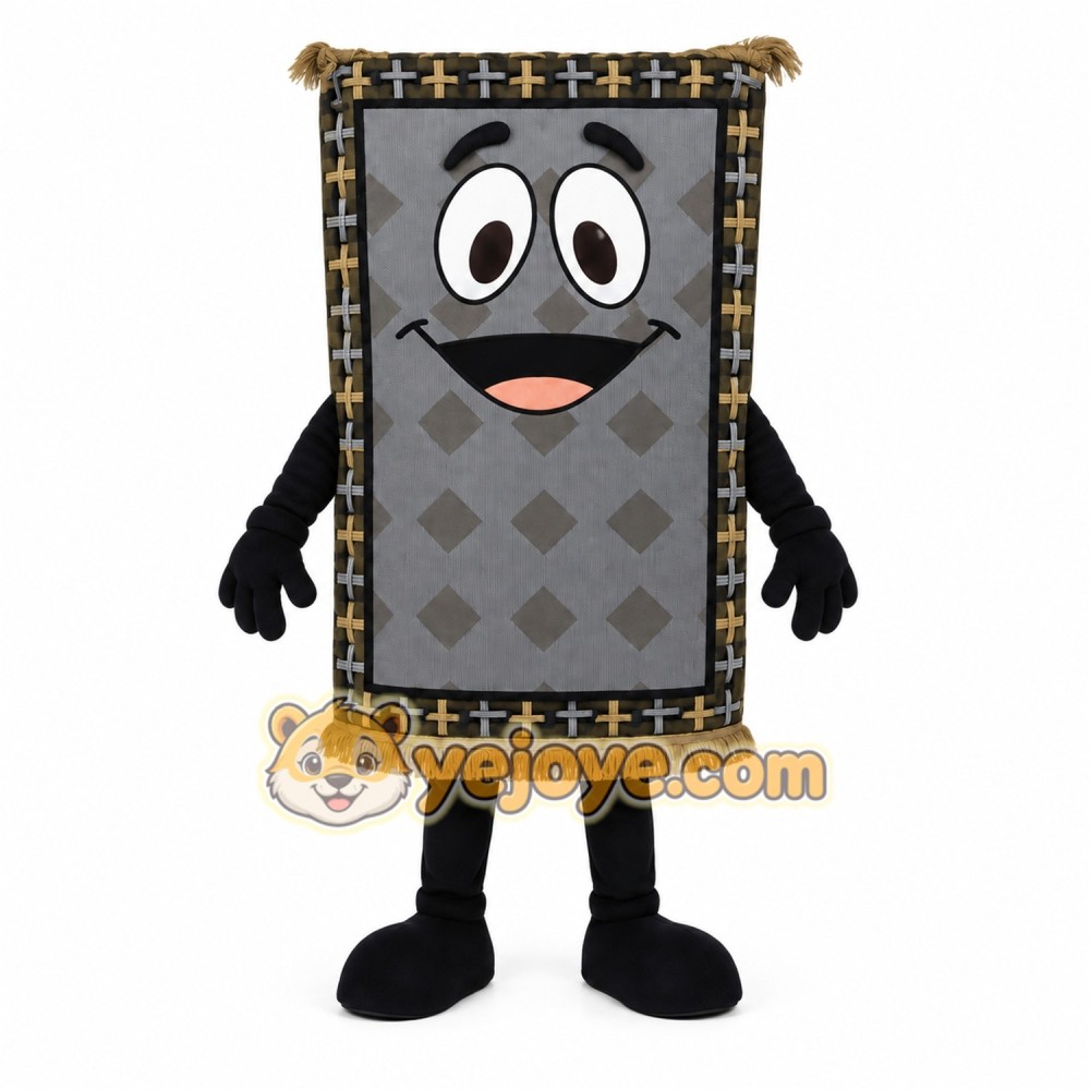Gray Brown Black Carpet Mascot Costume