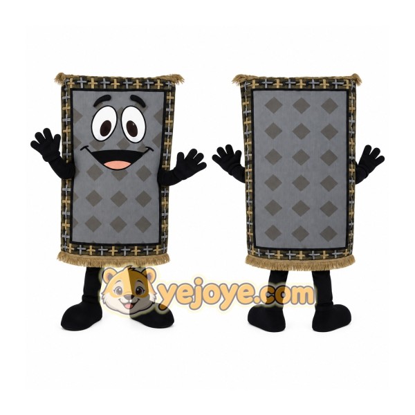 Gray Brown Black Carpet Mascot Costume