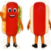Red Cream Green Orange Hot Dog Mascot Costume