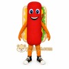 Red Cream Green Orange Hot Dog Mascot Costume Red Cream Green Orange Hot Dog Mascot Costume