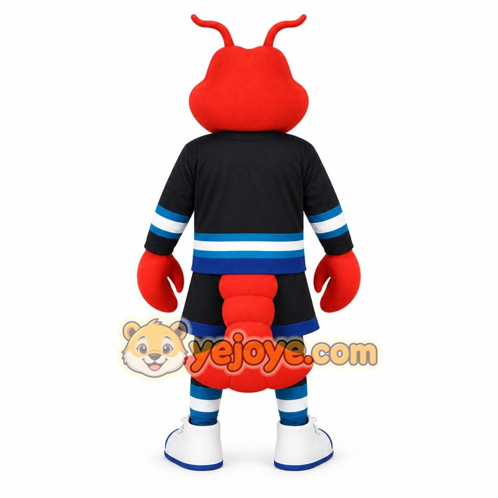 Red Black Blue White Lobster Mascot Costume