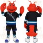 Red Black Blue White Lobster Mascot Costume