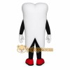 White Black Red Smiling Tooth Mascot Costume White Black Red Smiling Tooth Mascot Costume