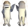 Gray White Hammerhead Shark Mascot Costume