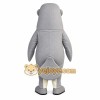 Gray White Hammerhead Shark Mascot Costume Gray White Hammerhead Shark Mascot Costume
