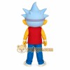 Yellow Red Blue Spiky Hair Boy Mascot Costume