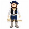 Blue Black Bearded Miner Mascot Costume Blue Black Bearded Miner Mascot Costume
