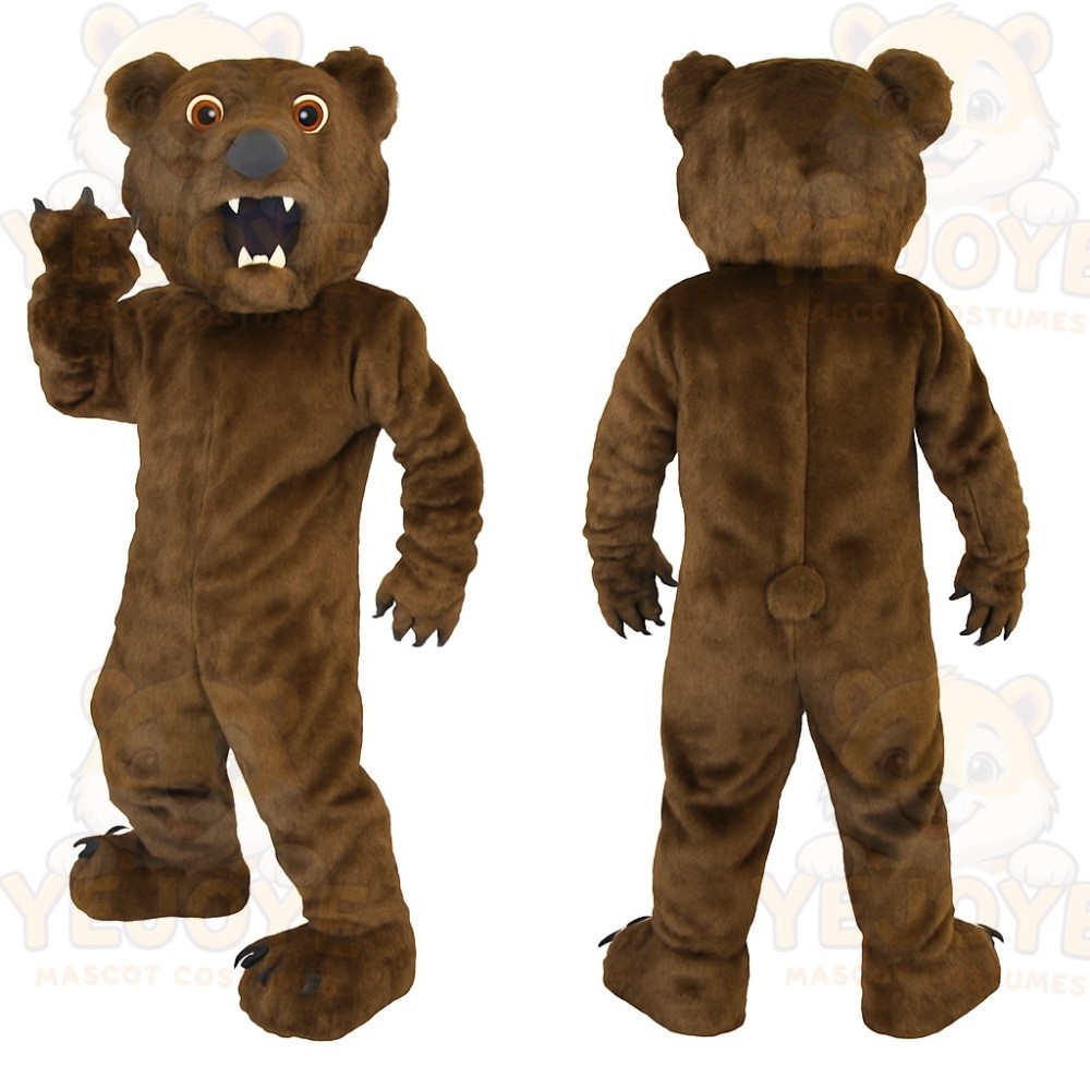 Brown Bear Mascot Costume