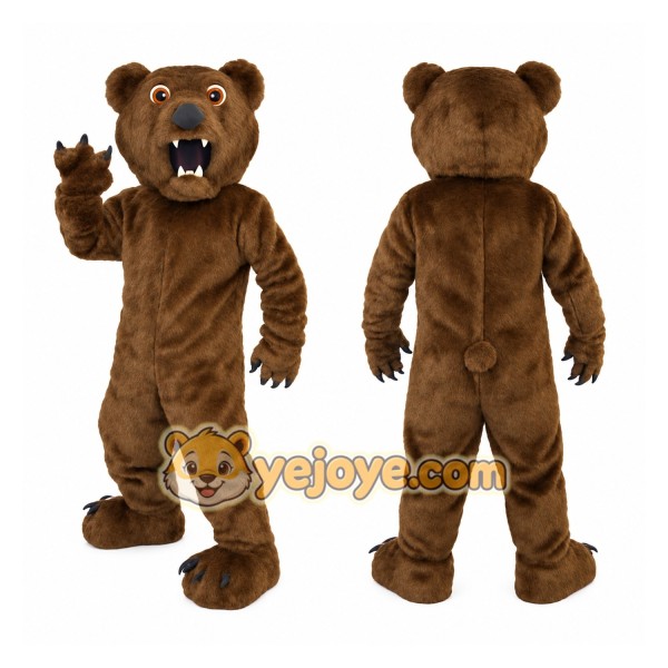 Brown Bear Mascot Costume