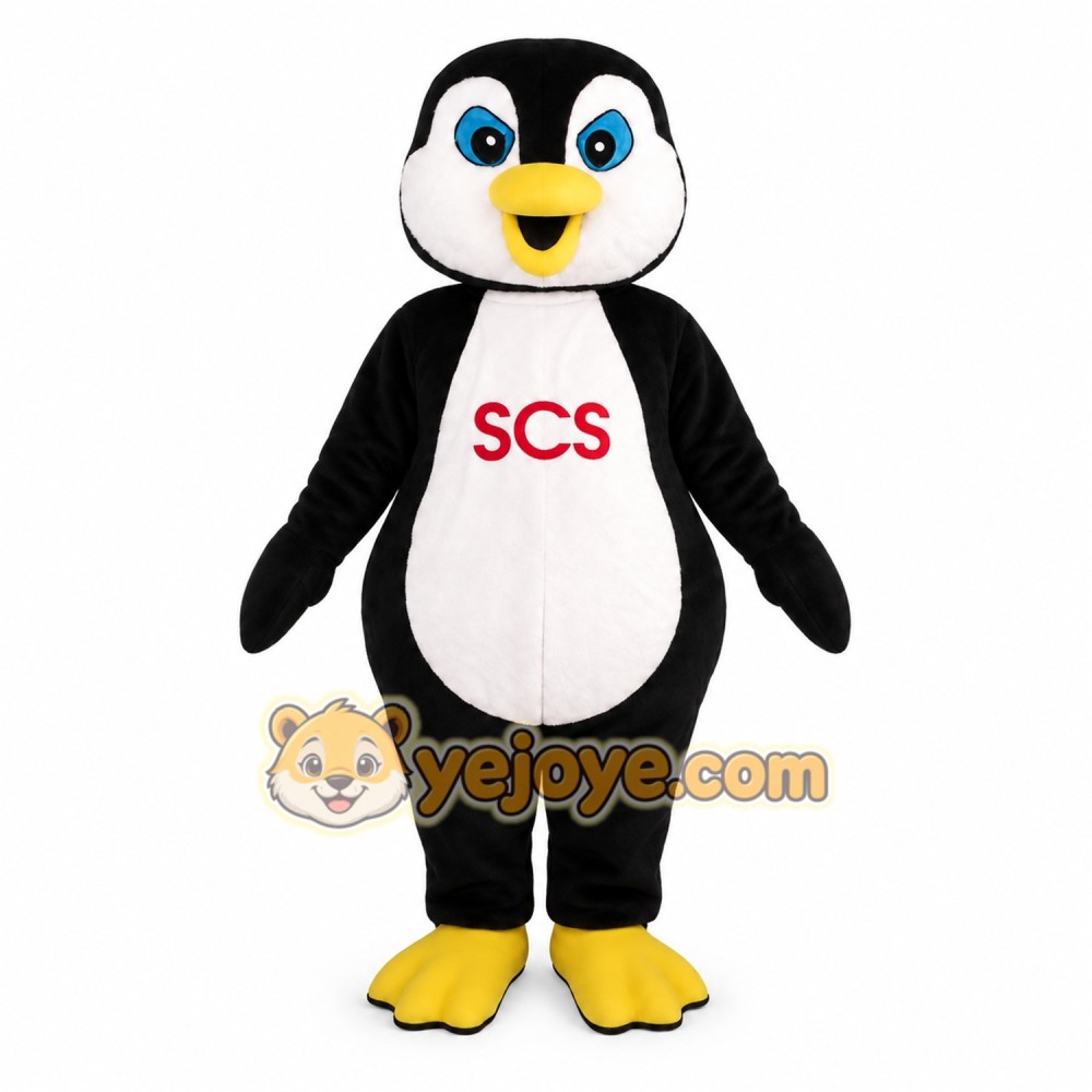 Black White Yellow Penguin Mascot Costume Black White Yellow Penguin Mascot Costume