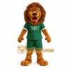 Brown Green Lion Mascot Costume Brown Green Lion Mascot Costume