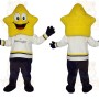 Yellow White Navy Star Mascot Costume