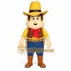 Yellow Brown Blue Red Cowboy Mascot Costume Yellow Brown Blue Red Cowboy Mascot Costume