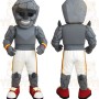 Gray White Red Stone Man Mascot Costume