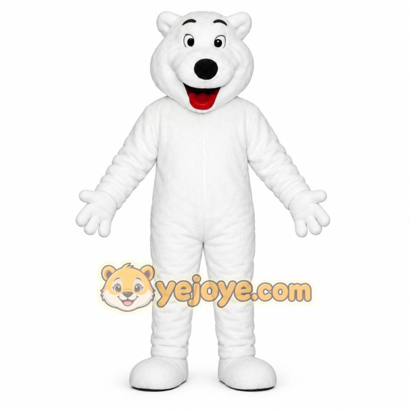 White Polar Bear Mascot Costume