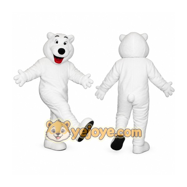 White Polar Bear Mascot Costume