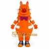 Orange White Cat Mascot Costume Orange White Cat Mascot Costume
