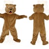 Tan Brown Mountain Lion Mascot Costume