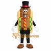 Tan Brown Top Hat Sandwich Mascot Costume Tan Brown Top Hat Sandwich Mascot Costume