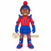 Red Blue Armored Knight Mascot Costume Red Blue Armored Knight Mascot Costume