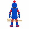 Red Blue Armored Knight Mascot Costume Red Blue Armored Knight Mascot Costume