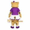 Tan Purple Female Cheetah Mascot Costume Tan Purple Female Cheetah Mascot Costume