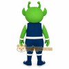 Green Blue Dollar Sign Alien Mascot Costume Green Blue Dollar Sign Alien Mascot Costume