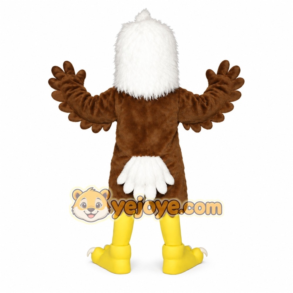 Brown White Eagle Mascot Costume Brown White Eagle Mascot Costume