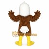 Brown White Eagle Mascot Costume Brown White Eagle Mascot Costume