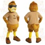 Brown Yellow Sunglasses Duck Mascot Costume