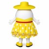 Yellow White Red Egg Woman Mascot Costume Yellow White Red Egg Woman Mascot Costume