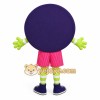 Purple Green Pink Letter O Mascot Costume Purple Green Pink Letter O Mascot Costume