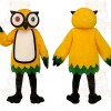 Yellow Green Black Owl Mascot Costume