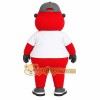 Red White Baseball Player Mascot Costume Red White Baseball Player Mascot Costume