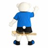 White Blue Polar Bear Mascot Costume White Blue Polar Bear Mascot Costume