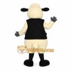 Cream Black Sheep Mascot Costume Cream Black Sheep Mascot Costume