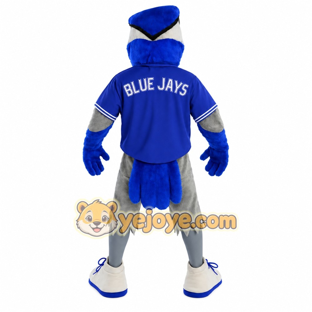 Blue Gray White Blue Jay Mascot Costume Blue Gray White Blue Jay Mascot Costume