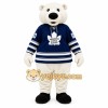 White Navy Polar Bear Hockey Mascot Costume White Navy Polar Bear Hockey Mascot Costume