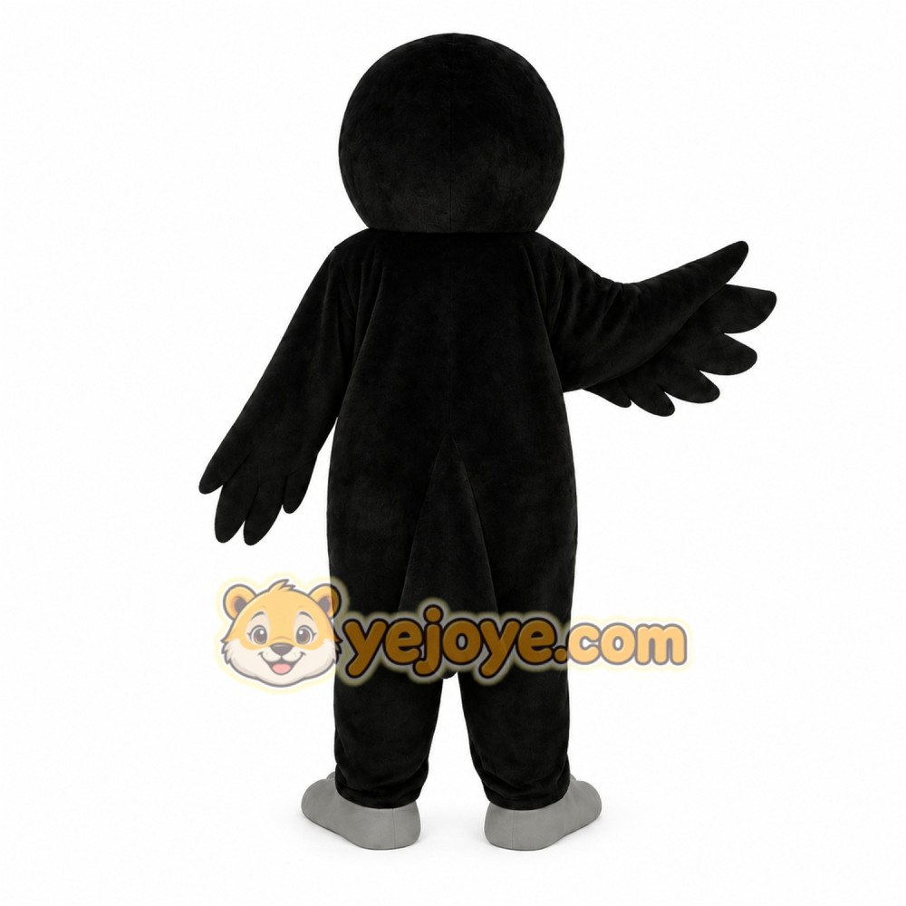 Black White Gray Red Eyed Penguin Mascot Costume Black White Gray Red Eyed Penguin Mascot Costume