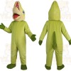 Light Green Yellow Lizard Mascot Costume