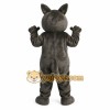 Dark Gray Wolf Mascot Costume Dark Gray Wolf Mascot Costume