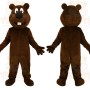 Brown Beaver Mascot Costume