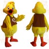 Yellow Brown Red Duckling Mascot Costume