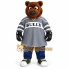 Brown Gray Navy Hockey Bear Mascot Costume Brown Gray Navy Hockey Bear Mascot Costume